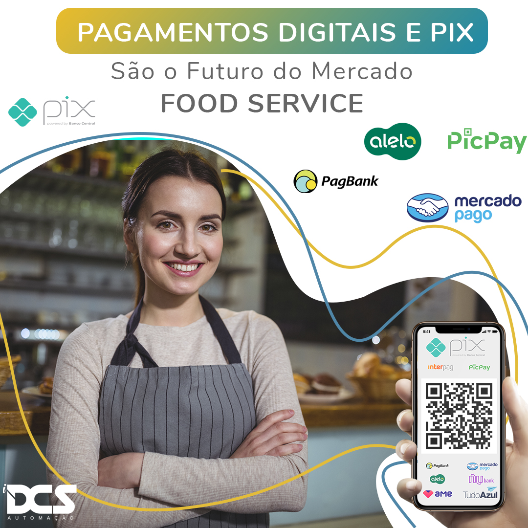 Pagamentos digitais e PIX são o futuro do mercado de Food Service.